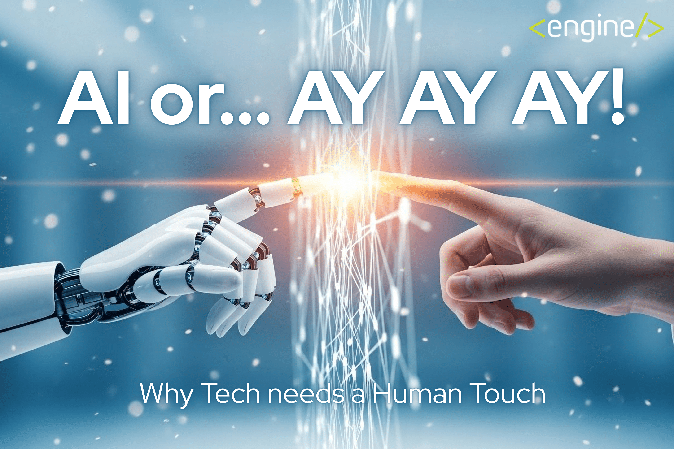 Blog about how AI is a useful tool, but humans are still needed